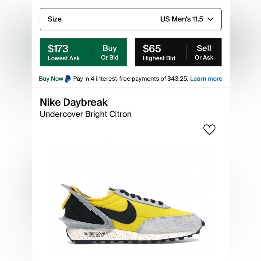 Nike DayBreak Undercover Sz. 11.5